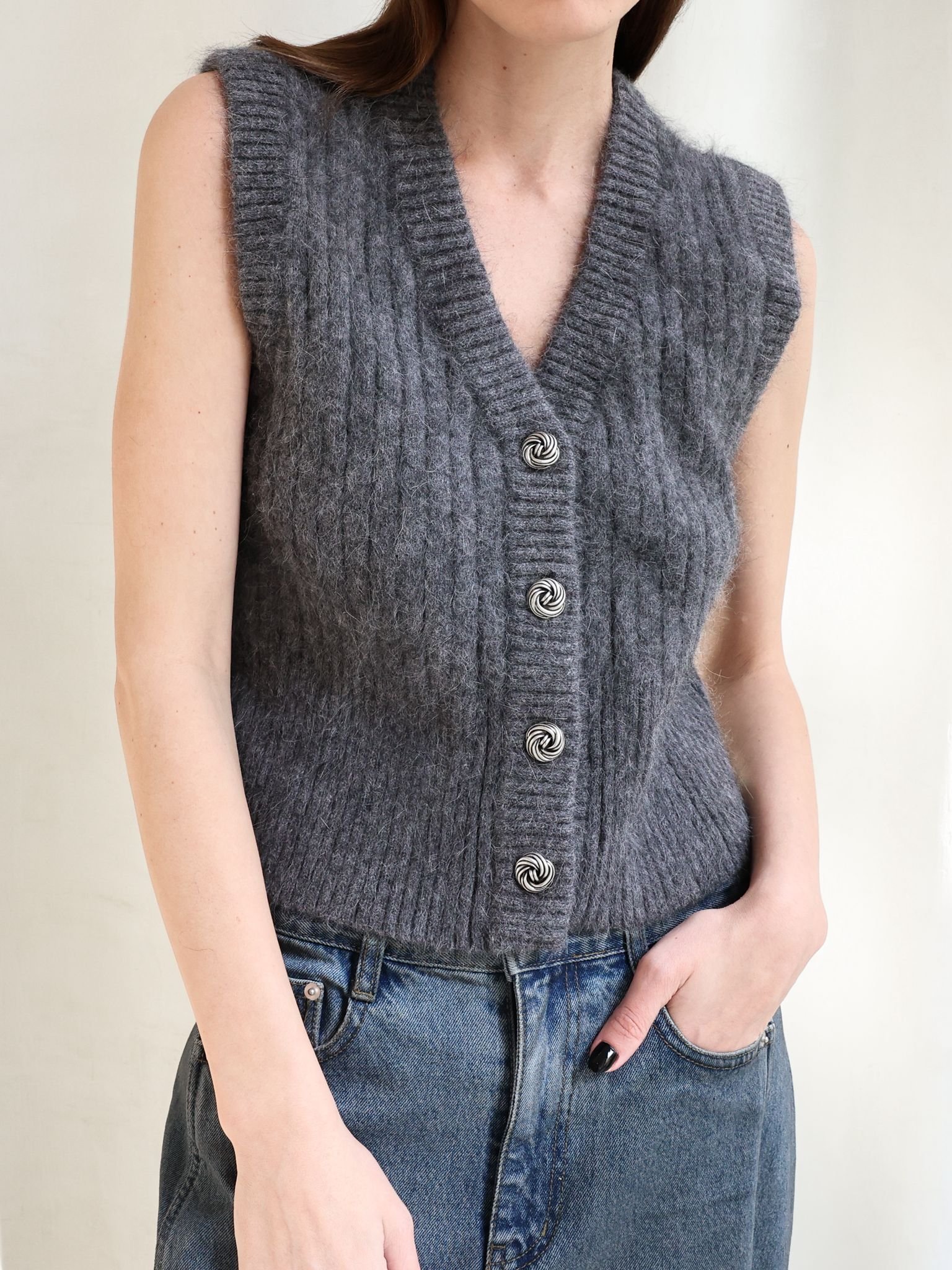Rêve vest Graphite Mist