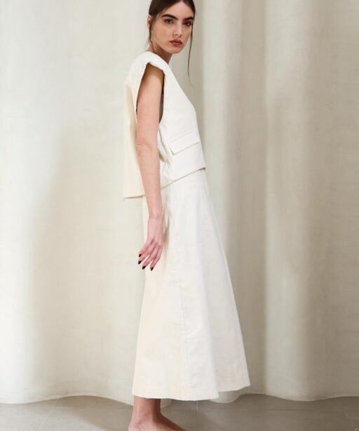 Alternative view of Minimalist set - Ivory mist